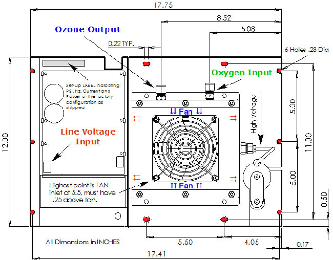 top dimensions