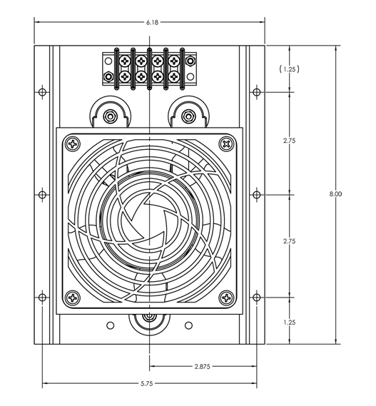 top view 4 transformers